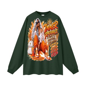 Oversized Unisex Long Sleeve T-Shirt image 19