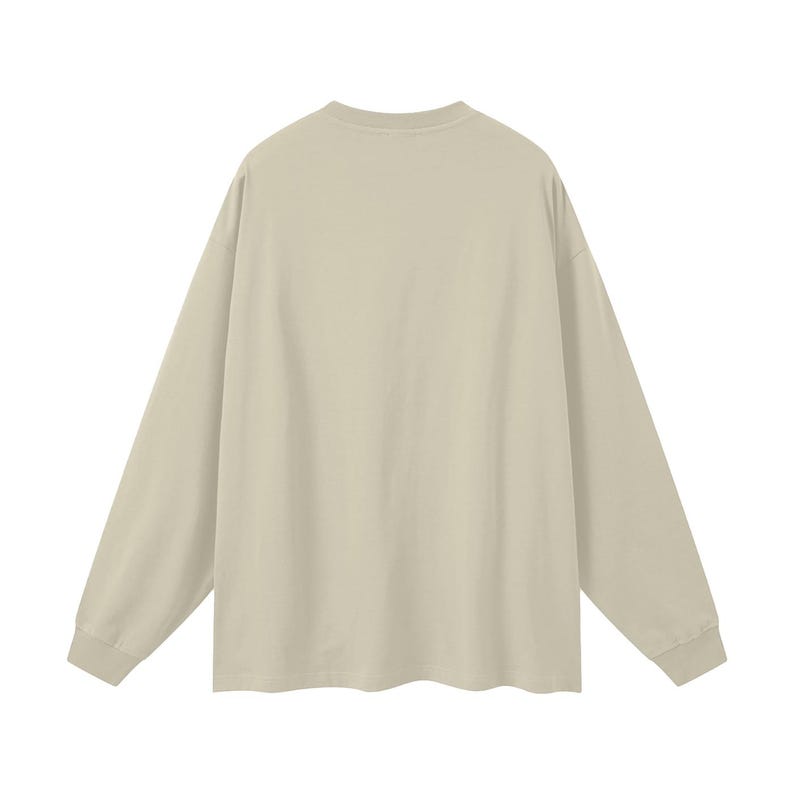 Oversized Unisex Long Sleeve T-Shirt image 8