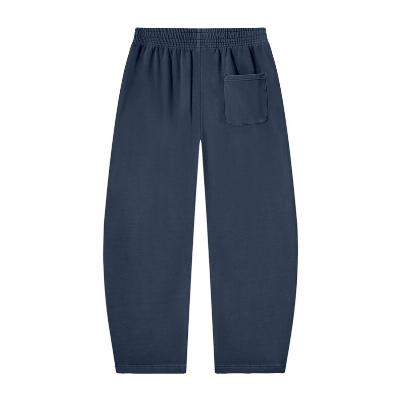 Unisex Vintage Washed Barrel Leg Sweatpants image 4