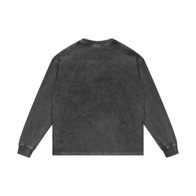 Acid Wash Oversize Long Sleeve T-Shirt image 20