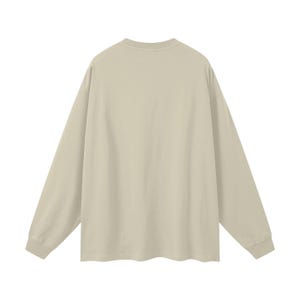 Oversized Unisex Long Sleeve T-Shirt image 10