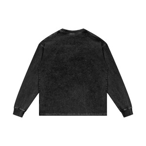 Acid Wash Oversize Long Sleeve T-Shirt image 2