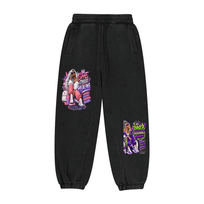 Pantaloni da jogging in pile immagine 1