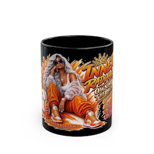 Taza negra (11 oz, 15 oz) imagen 1