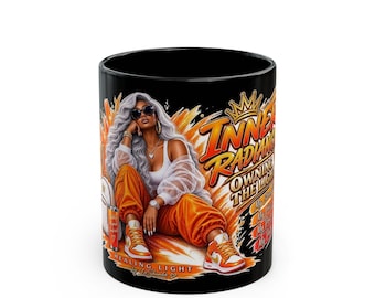 Healing Light Black Mug cover art