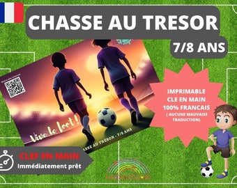 7/8 ans Chasse au trésor Football  en Français intérieur et extérieur
