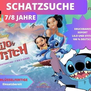 7/8 Años de versiones de LILO y STITCH en alemán, tanto originales como originales