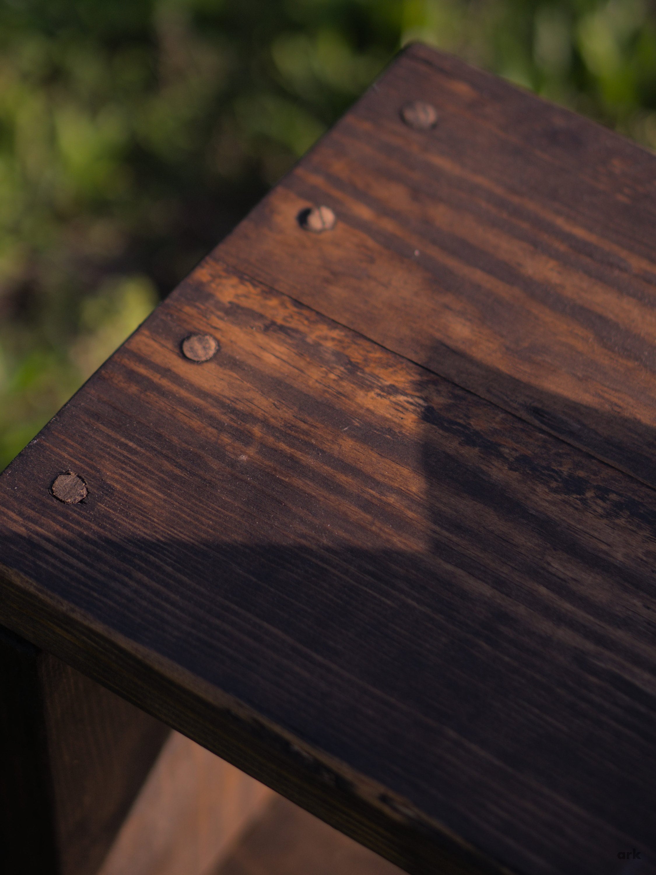 Rustic Storage Unit Made From Solid Wood | Rustic Bench | Wooden ...