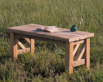 Handmade solid wood table