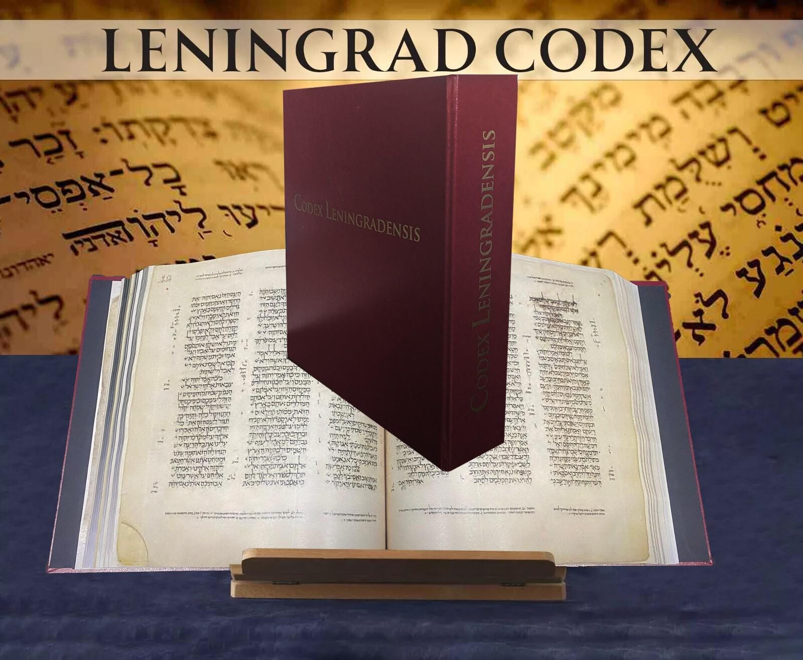 1008 THE LENINGRAD CODEX Hebrew Bible Manuscript Facsimile Large