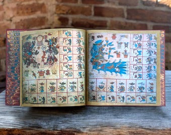 Codex Borbonicus / Cihuacoat Manuscript Facsimile Faithful Reproduction