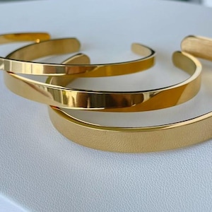 ワイドバングル 開閉式 [b699-gold] | お洒落なレディース
