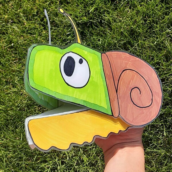 Dragon Puppets Forkscales Etsy