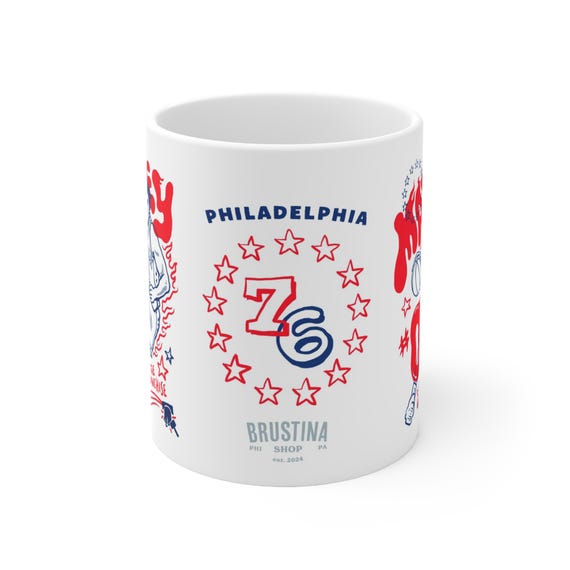 Maxey, Philadelphia Sixers, 11oz Mug, Gift, Original illustrations and  artwork by Brunofsky