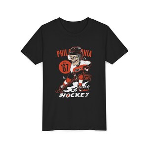 Youth Tee: Philadelphia Hockey Bonesy, Design by Philly Artist Brunofsky
