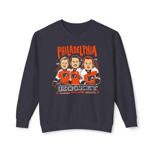 Philadelphia Hockey Club, Komfortfarbe Leichter Rundhalsausschnitt, Flyer Sportgeschenk, Fanbekleidung, Freizeitkleidung
