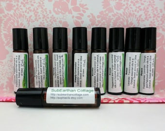 Perfume natural en roll-on con un solo aceite esencial