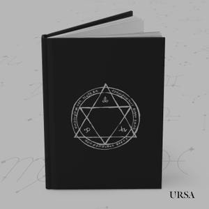 Grimoire Journal | Siegel Salomons | Buch der Schatten | Heilige Geometrie | Hardcover Zauberbuch | Okkultes Geschenk Bild 6
