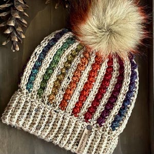 Patrón de gorro Lincoln / PDF / Gorro de crochet / Gorro de crochet / Gorro para adulto / Gorro para niño / Gorro de invierno / Patrón de crochet / Gorro para adolescente