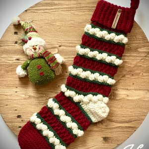 New Hampshire Cabin Stocking Pattern | PDF | Crochet Stocking | Christmas Stocking | Christmas Decoration | Crochet Pattern