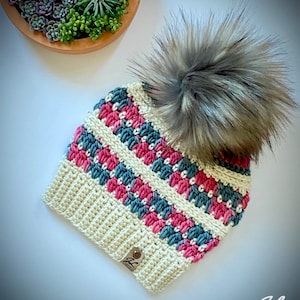 Nor'Easter Beanie Pattern | PDF | Crochet Beanie | Crochet Hat | Adult Beanie | Child Beanie | Winter Hat | Toddler Hat | Crochet Pattern