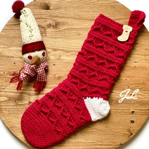 On-the-Fly Stocking Pattern | PDF | Crochet Stocking | Christmas Stocking | Christmas Decoration | Crochet Pattern