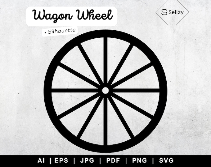 Wagon Wheel Svg, Wooden Wheel Svg, Wagon Wheel Png. Vector Cut File ...