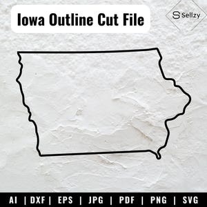 Iowa Outline SVG Files | Iowa Cut Files | Iowa Outline PNG | Iowa Vector | USA Vector Files | Iowa Map Clip Art | Iowa State svg