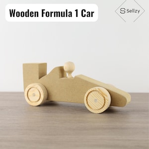 Formula 1 in wood | Handmade Wooden F1 Car | Handcrafted Wooden Racing Car | Handcrafted Wooden Formula 1 Car | Handcrafted Wooden Toy