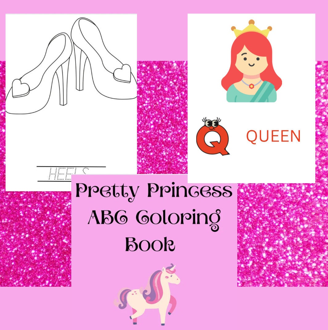 ABC Coloring Book for Little Girls| Fun Learning| A-Z Coloring Book ...