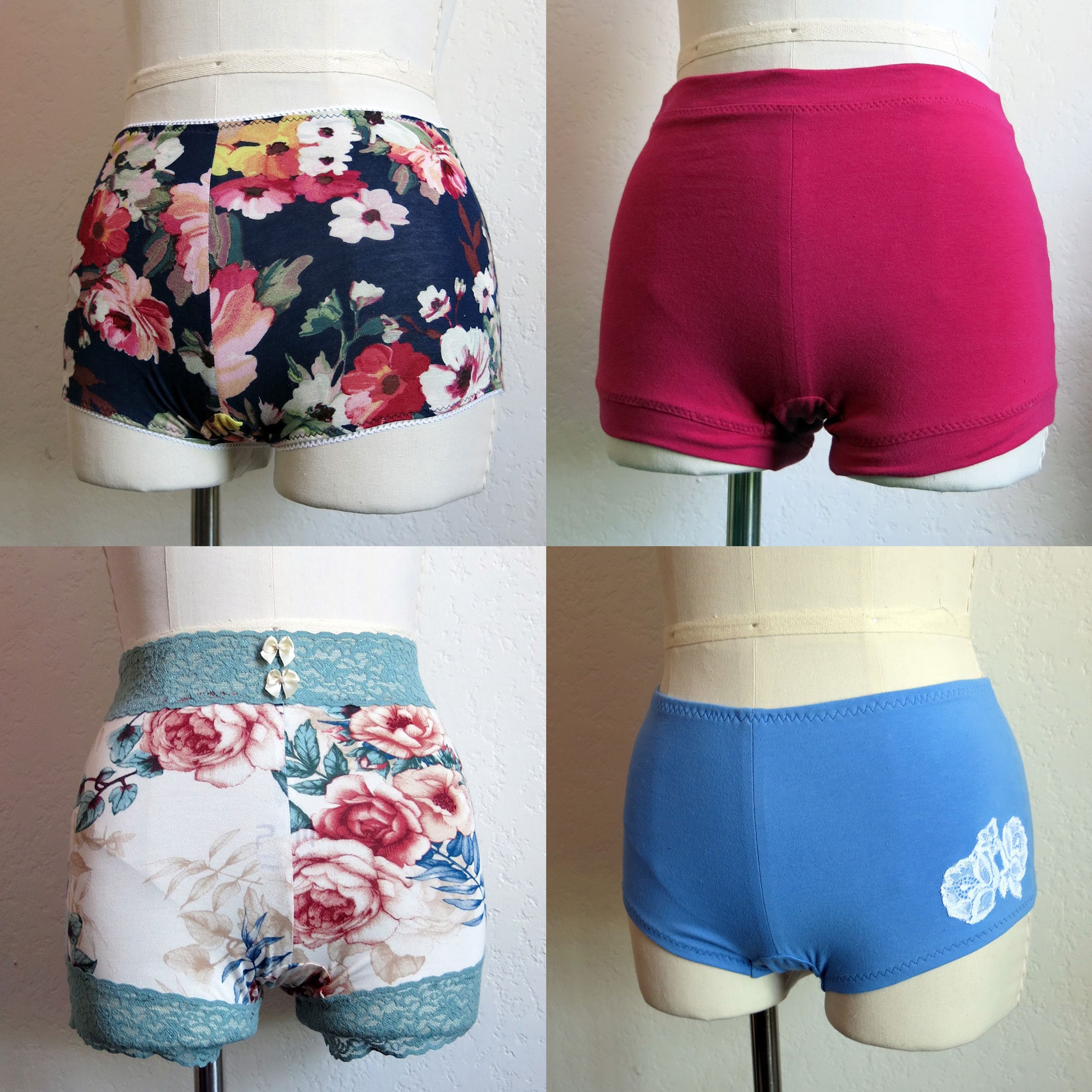 Tanja Boyshort PDF sewing pattern midrise underwear for Etsy