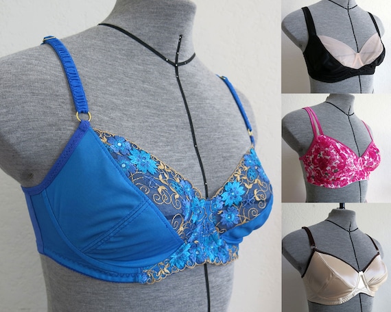 Desiree Bra PDF sewing pattern: underwire bra for low-stretch fabrics