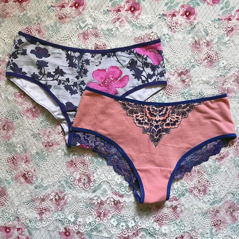 Paola Cheeky Panty PDF Sewing Pattern Midrise Women's Underwear for