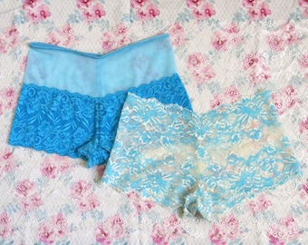 Silvena Boyshort PDF Sewing Pattern: stretch lace women's underwear