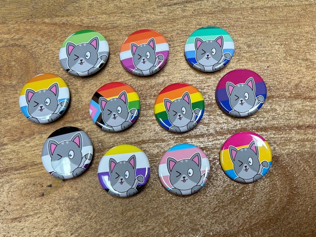 Pride Pinback Button Pin Badges - Etsy