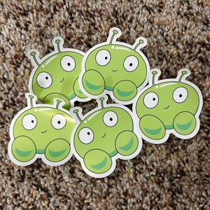 Final Space Mooncake stickers