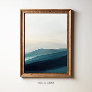 Abstract Mountain Triptych Wall Art | Contemporary Landscape Art | Minimalist Decor