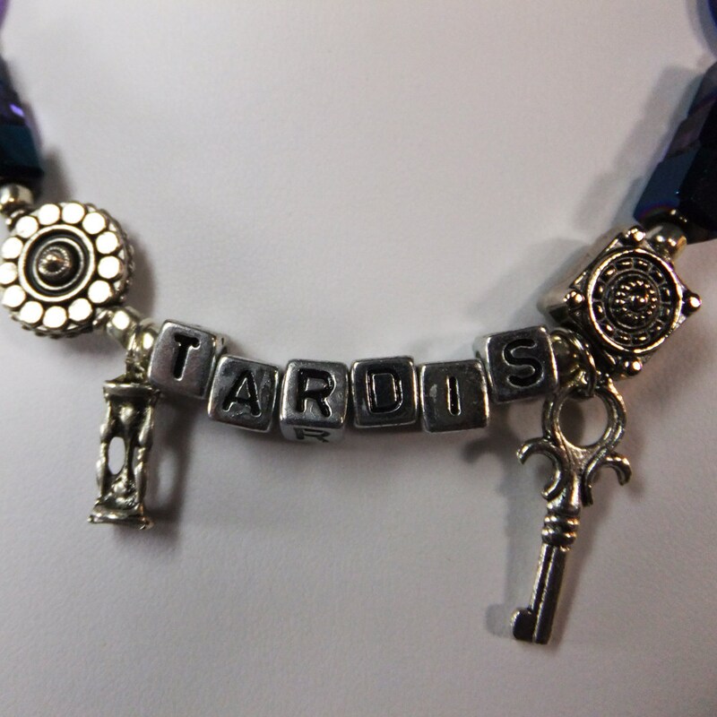 1:1 Scale Silver TARDIS Key - Doctor Who Prop Replica - Antique Silver Finish