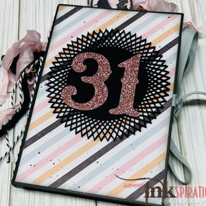 Halloween October Daily 31 Junk Journal Mini Scrapbook Gift Album