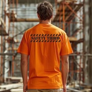 Hi Vis Safety T Shirt SAFETY THIRD