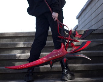 Arlecchino Scythe 3D gedrucktes Kit Genshin Auswirkungen