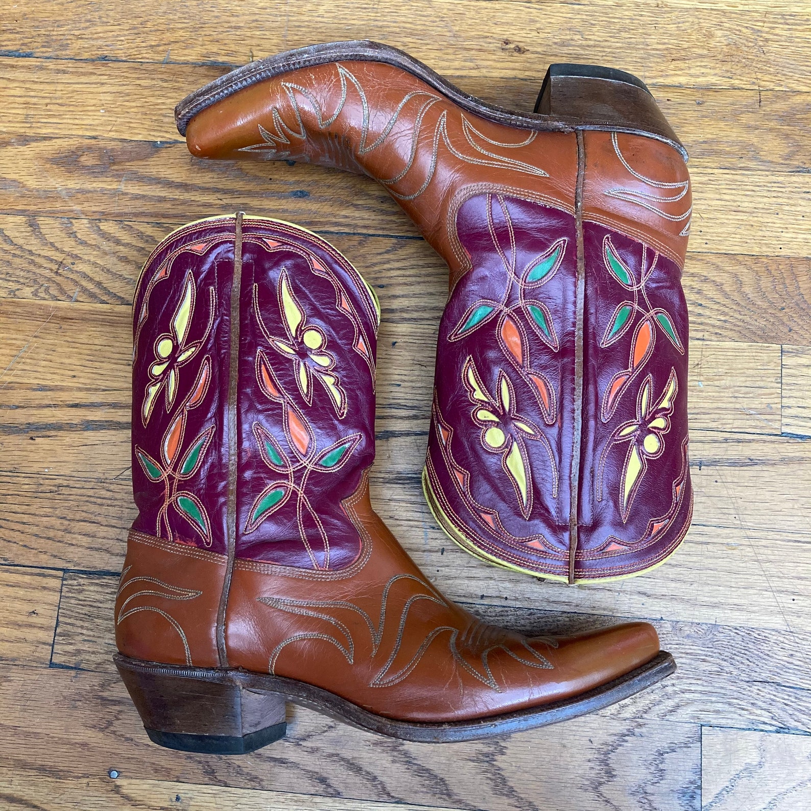 butterfly cowgirl boots