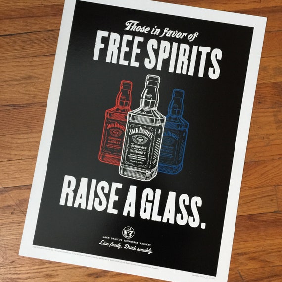 JACK DANIELS POSTER Free Spirits Whiskey Bar Decor Kitchen - Etsy Canada JACK DANIELS POSTER Free Spirits Whiskey Bar Decor Kitchen - Etsy Canada