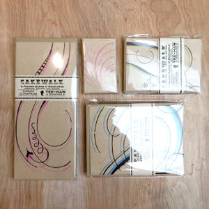32 Assorted THANK YOU folded letterpress cards 4 sizes and colors shower wedding invitations blank letterpress handmade gift pink blue kraft
