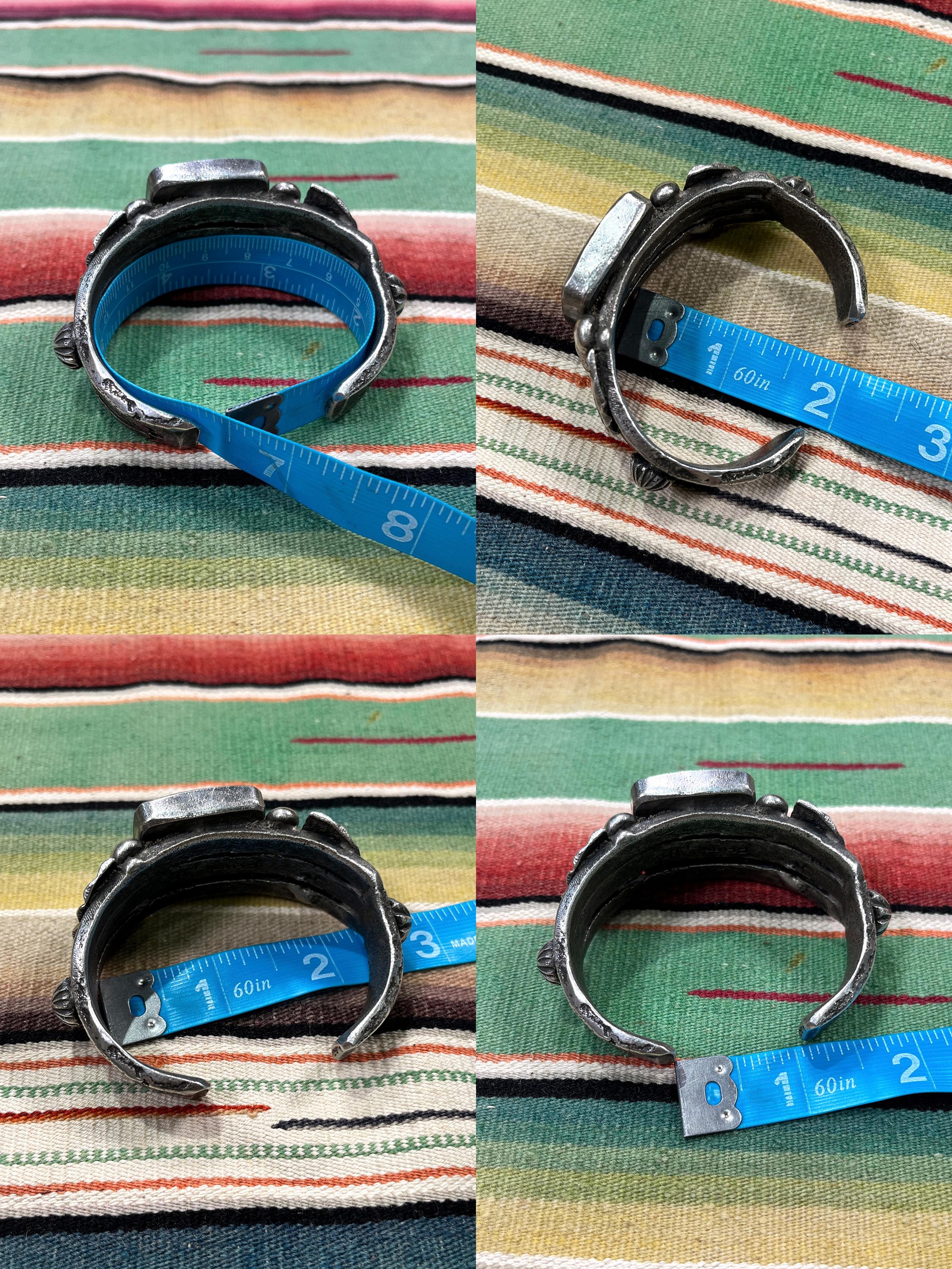 アクセサリー Jock Favor Drilled Turquoise Bracelet Navajo-style multi-stone bracelet by Jock Fabour — Marcy