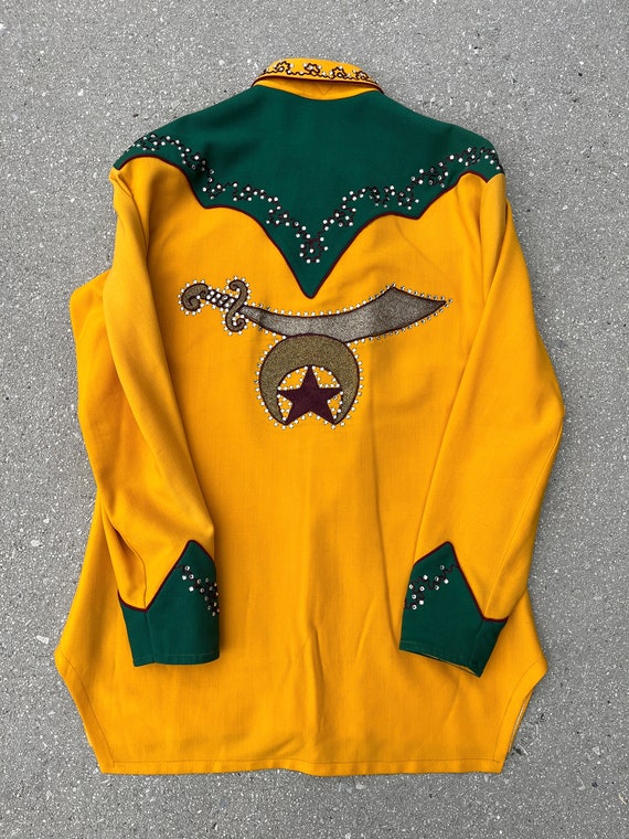 NUDIE SUIT with RHINESTONES Chainstitch wool gabardin… Gem