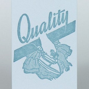QUALITY Vintage Iron Image Letterpress Gift Tags 20 pack hang tags, thank you notes, lunch cards, gifts, handmade, fashion clothing, bespoke