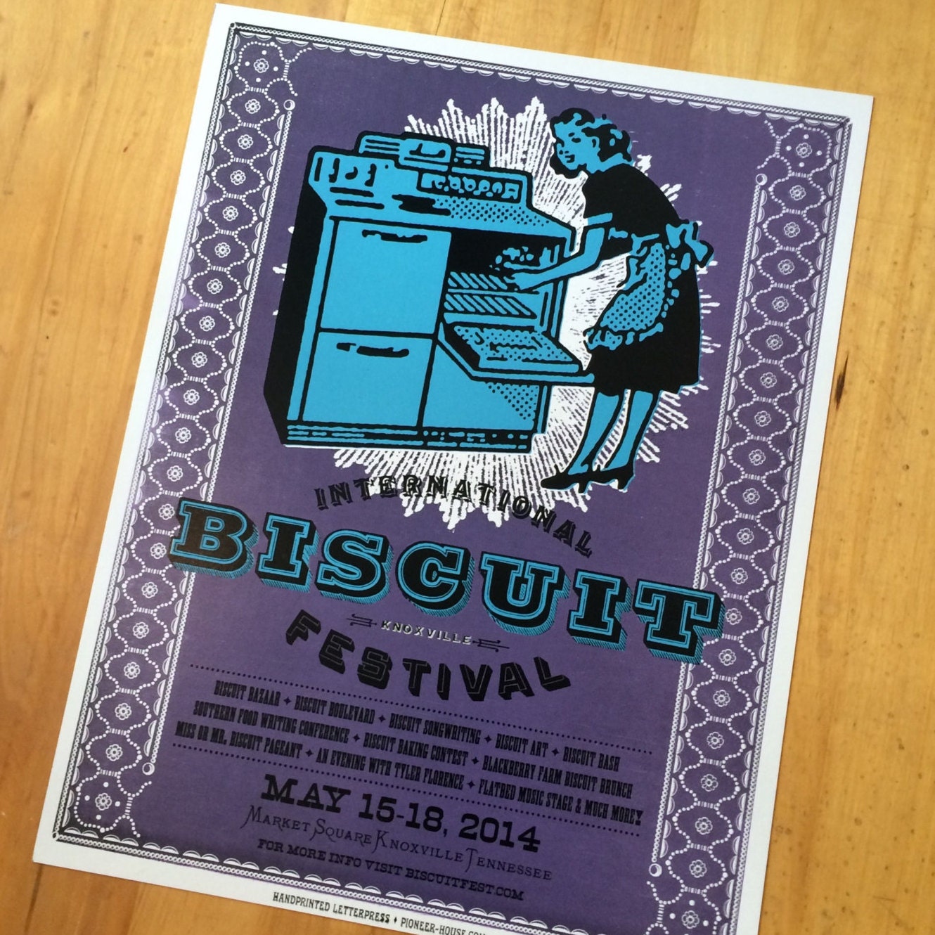 Low Southern Kitchen Biscuit Fest Art Biscuits And Gravy Etsy 日本