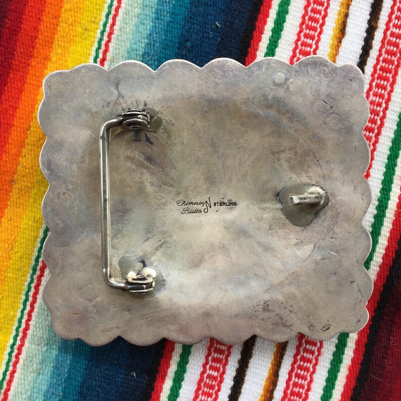 Large BELT BUCKLE Turquoise Native American Jewelry in Etsy