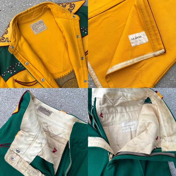 NUDIE SUIT with RHINESTONES Chainstitch wool gabardin… Gem